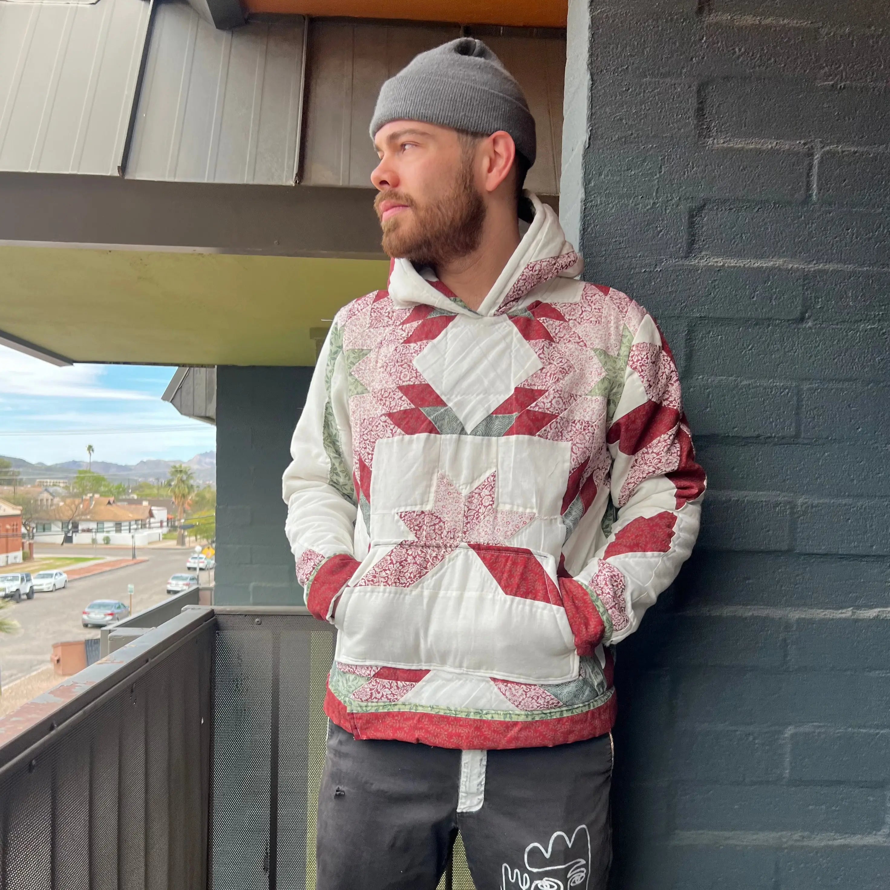 1 OF 1 STAR QUILT HOODIE – Instigate 1 OF 1 STAR QUILT HOODIE – Instigate